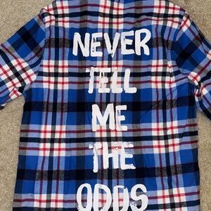 NWT Cakeworthy x Star Wars Han Solo Flannel Button-down Shirt. Unisex Medium